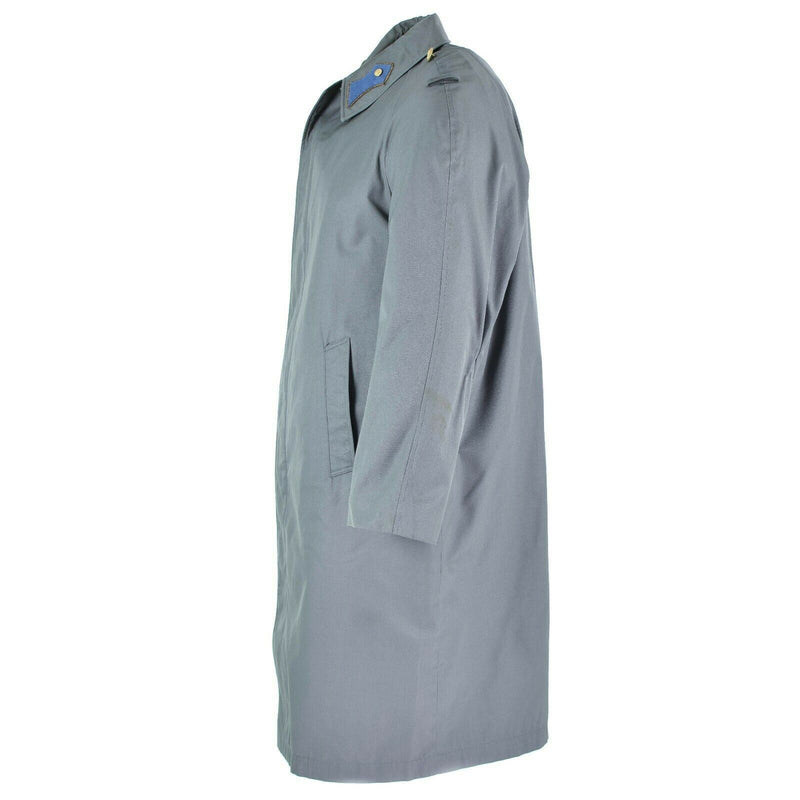 Echter österreichischer Armeemantel, Trenchcoat, Militärausgabe, lange graue Jacke