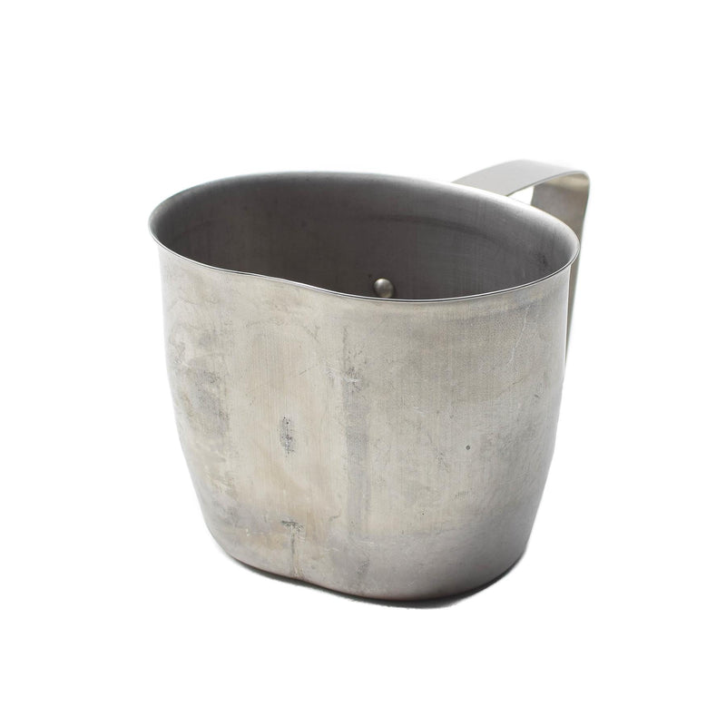 Original Österreichische Bundesheer Feldflasche Edelstahlbecher Klappgriff Militärausgabe