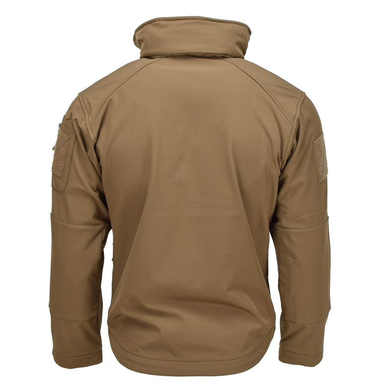 MIL-TEC Militär-Stil SCU14 Jacke Wandern Activewear mit Kapuze Outdoor Dark Coyote
