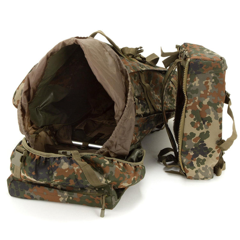 A.Blochl BW Berg Trekkingrucksack Camping großer Rucksack Flecktarn Camouflage