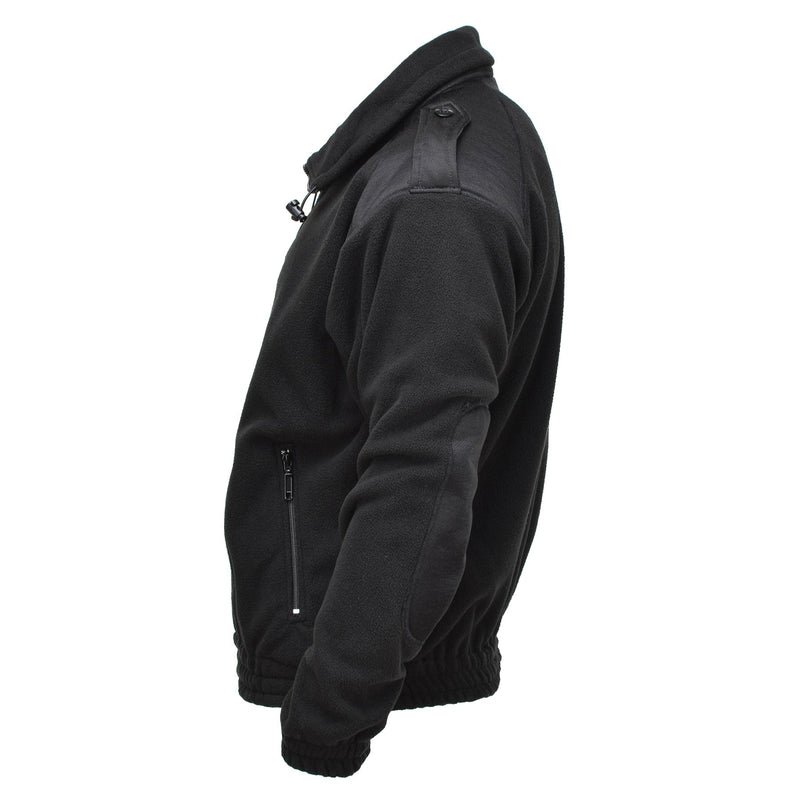 MIL-TEC Fleecepullover im Armeestil, Winterjacke, Sportpullover, schwarz