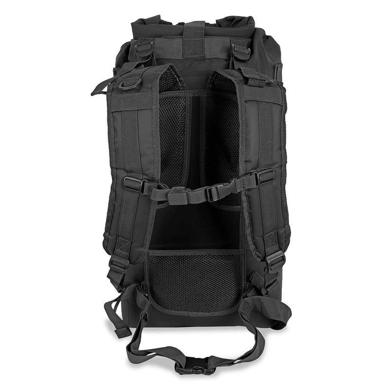 MIL-TEC SEALS DRY-BAG Taktikrucksack Rollrucksack wasserdicht 35L schwarz
