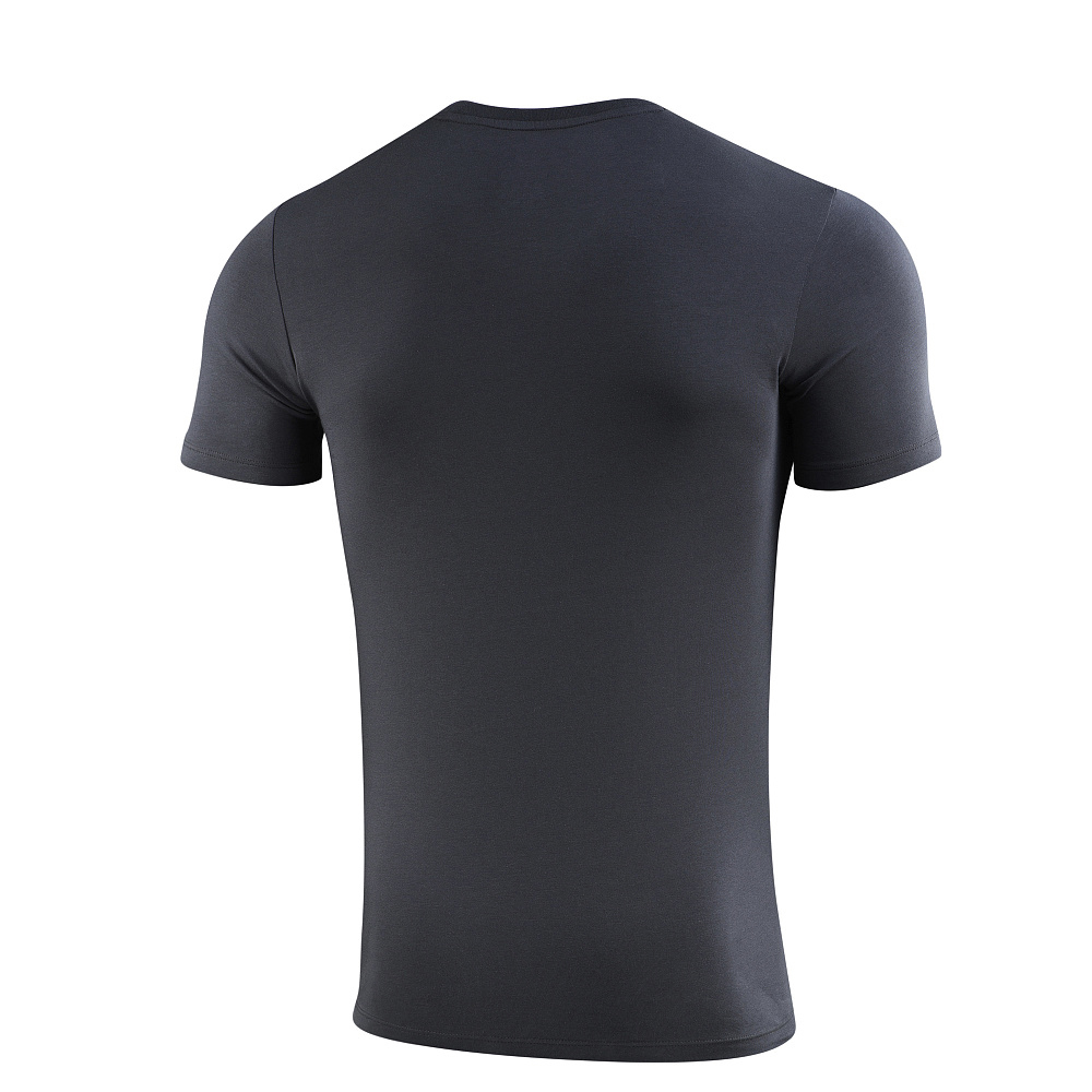 M-TAC 93/7 Sommer-T-Shirt aus leichter Stretch-Baumwolle, kurzärmelig, dunkelgrau