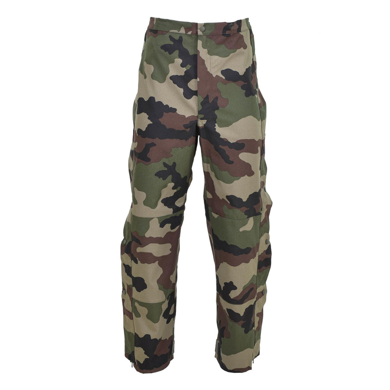 Original französische Armee Regenhose wasserdichter Trilaminat-Overall mit Hosenträgern NEU