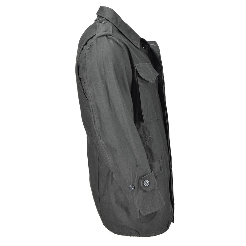Original griechische Armee M65 ungefütterte Jacke grau Arbeitsuniform Militär Überschuss NEU