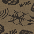 M-TAC Microfleece Neck Gaiter Drone Pattern Taktischer Outdoor-Schal Tan