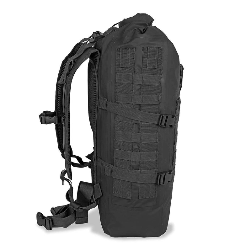 MIL-TEC SEALS DRY-BAG Taktikrucksack Rollrucksack wasserdicht 35L schwarz