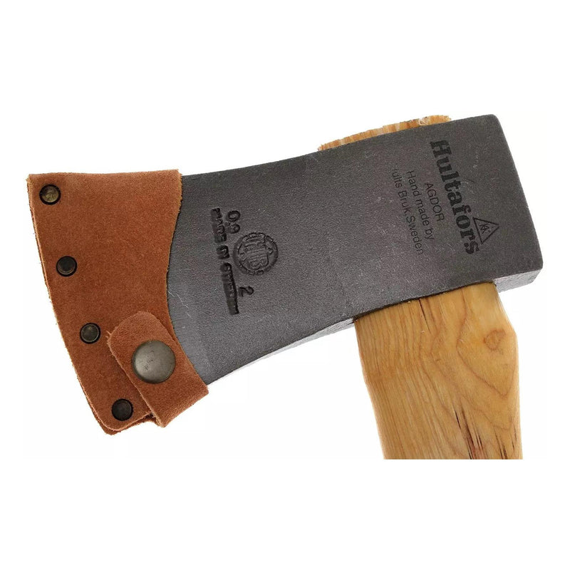 HULTAFORS H009SV Axt, handgeschmiedetes Beil aus Kohlenstoffstahl, leichter Hickory-Stiel