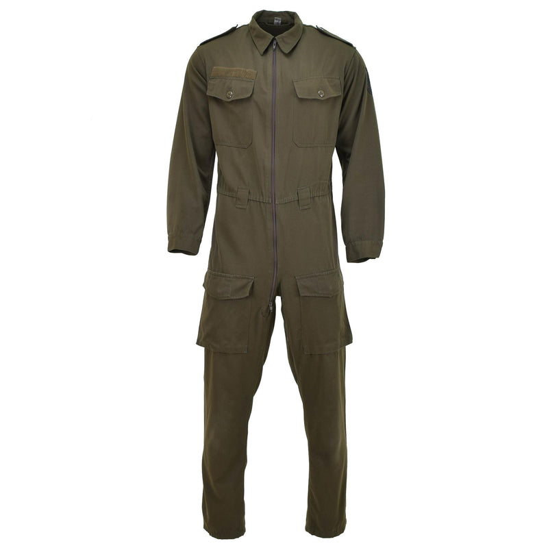 Original Österreichischer BH Militär Overall Herren Werksmechaniker Polycotton Anzug Oliv