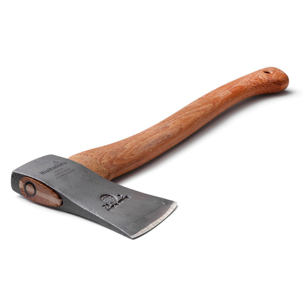 HULTAFORS H009SV Axt, handgeschmiedetes Beil aus Kohlenstoffstahl, leichter Hickory-Stiel