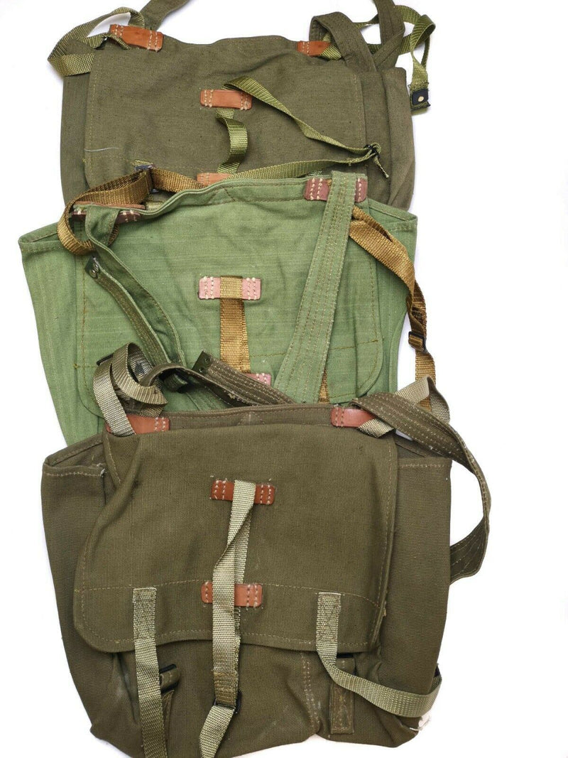 Original rumänische Armee Brotbeutel Militär Überschuss Olive Canvas Brotbeutel Überschuss