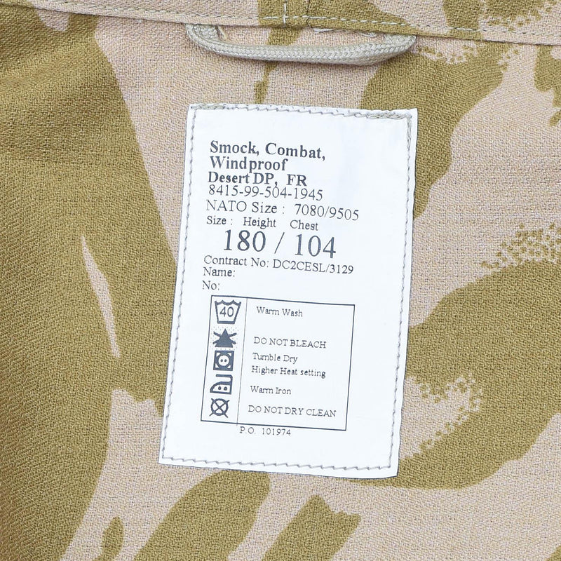 Original britische Militär-Kitteljacke, flammhemmend, winddicht, Parka mit Kapuze, NEU