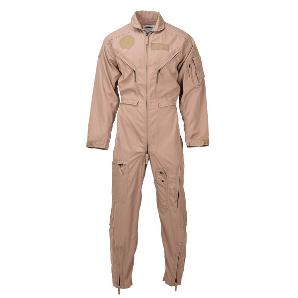 Original niederländischer Militär-Flugoverall aus Aramid, hitzebeständiger Overall, Khaki