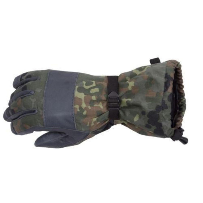 Echte deutsche Armee Flecktarn Camo Winter warme Kampfhandschuhe gefüttert Militär