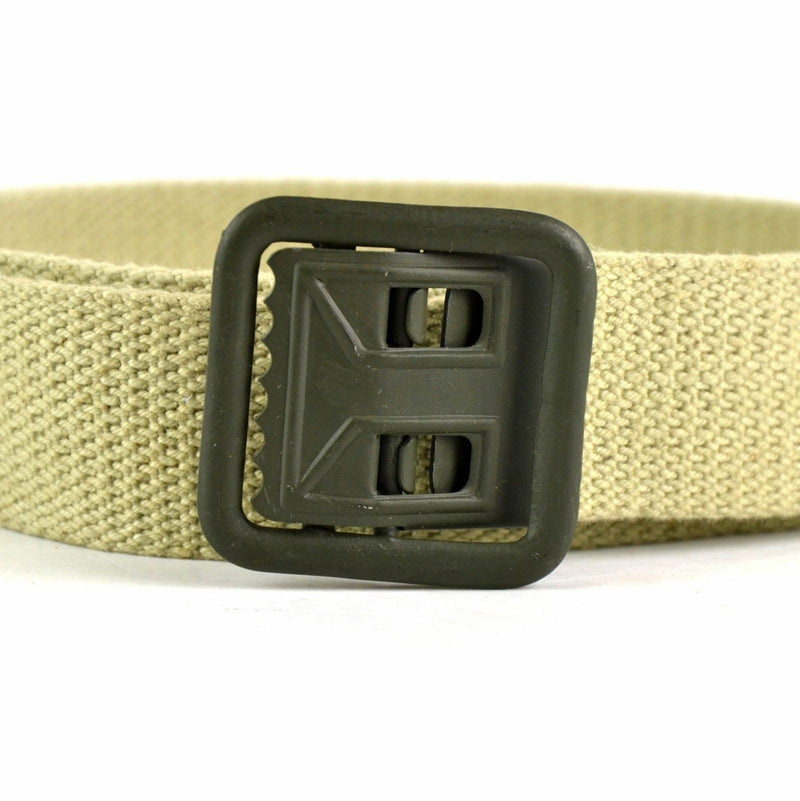 Original französische Armee Militär Canvas Gürtel Gurtband Armeehose Hose Sand Khaki