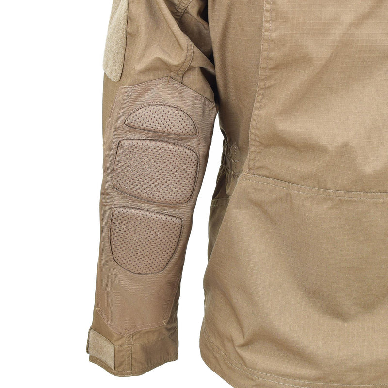 Mil-Tec Brand Militärstil Ripstop Dark Coyote Kampftruppenjacke Chimera