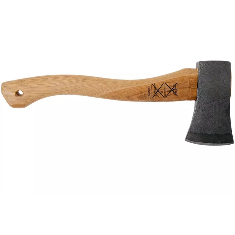 HULTAFORS H006SV handgeschmiedete Axt aus Kohlenstoffstahl, Beil, robuster Stiel aus Hickoryholz