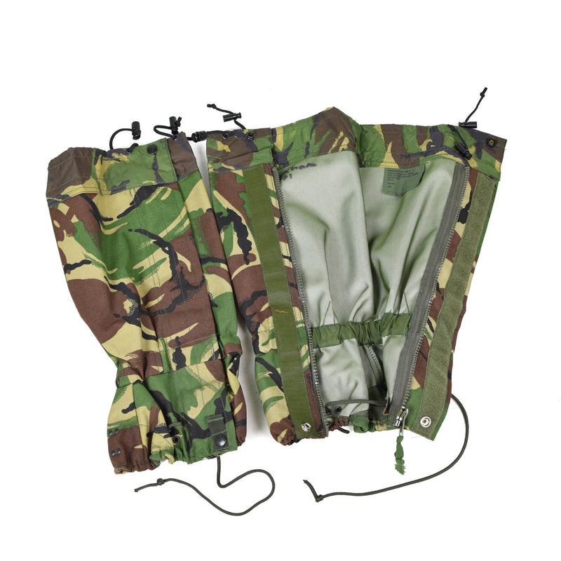 Original britische Armee DPM Camouflage Gamaschen wasserdicht STANDART Größe