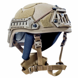 Šestan-Busch BK-ACH-HC Moderner ballistischer Helm mit hohem Schnitt, Seitenschienen der Stufe IIIA