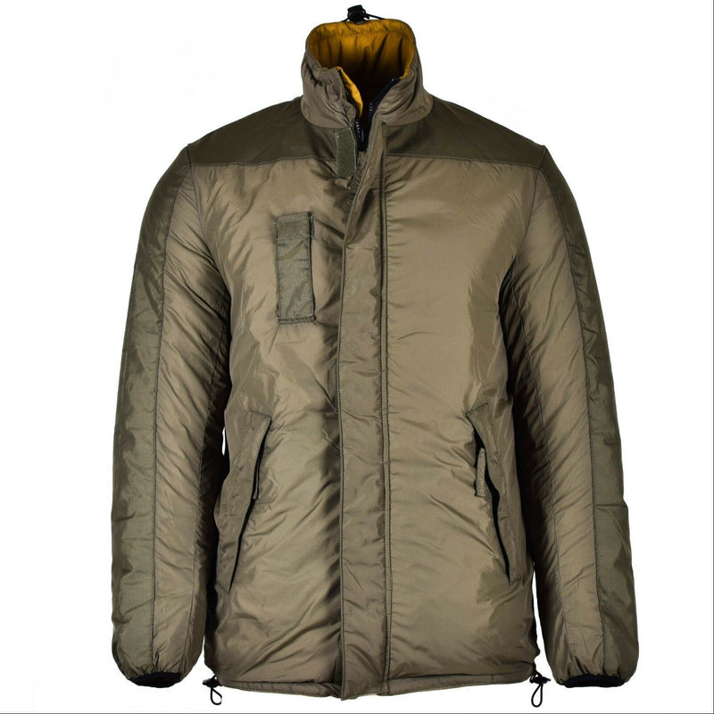 Thermo-Wendejacke der niederländischen Armee, Olive OD Coyote, Softie für kaltes Wetter, NEU