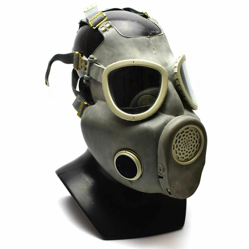 Polnische Militär-Gasmaske MP-4 Original Atemschutzmaske Chemisch Grau Oliv OD NEU