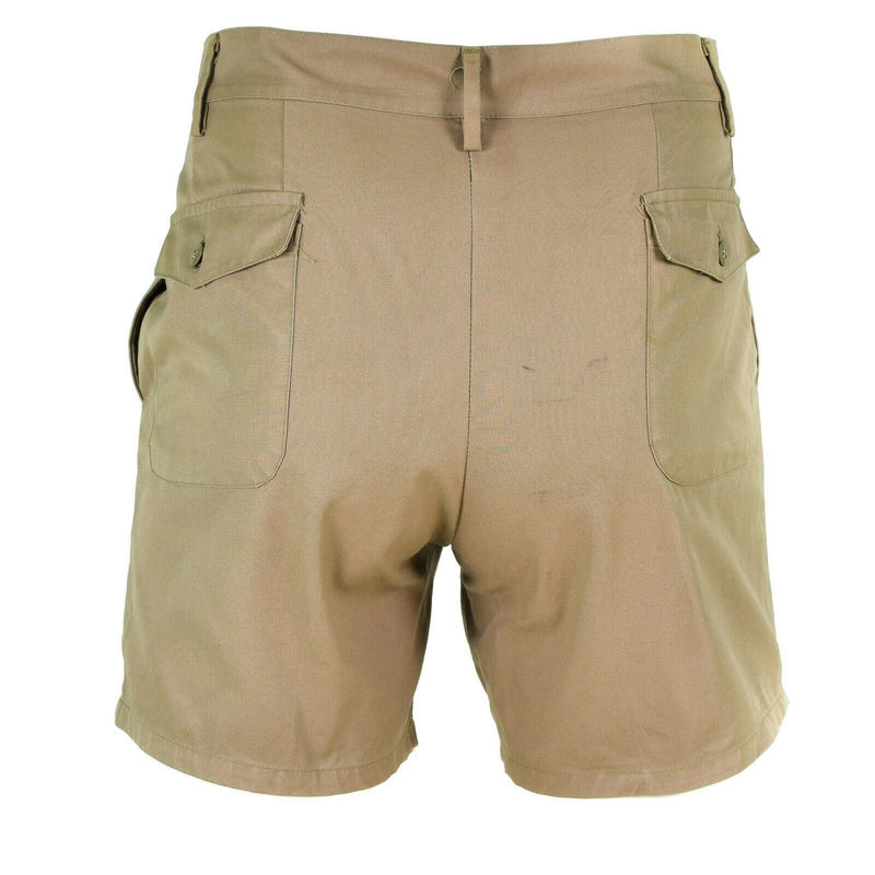 Echte italienische Armee-Shorts Khaki Chino Militär Kampffeld Bermuda BDU