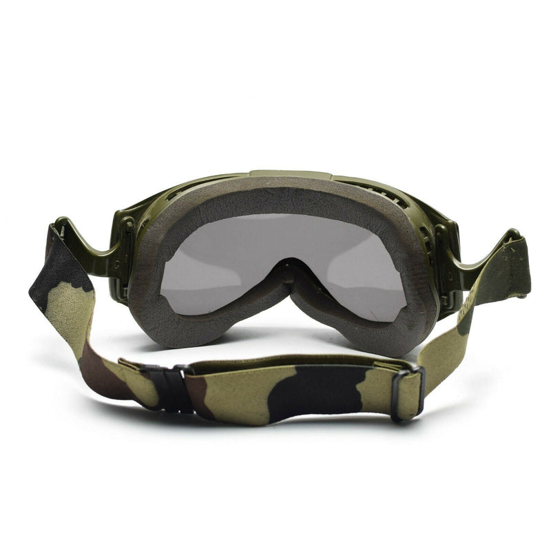 Echte Panzerschutzbrille der französischen Armee, Augenschutz, Militär, Sonne, Sand, Wind