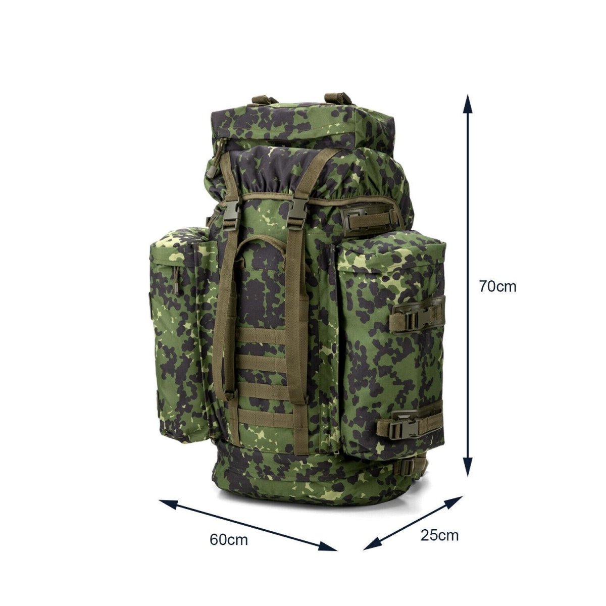 A.Blochl BW Bergwander-Tagesrucksack M84 camo großer Camping-Trekking-Rucksack NEU