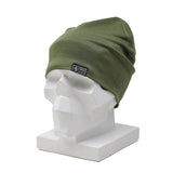 A.Blochl Beanie aus Merinowolle, sportliche Wandermütze, atmungsaktive Mütze, oliv