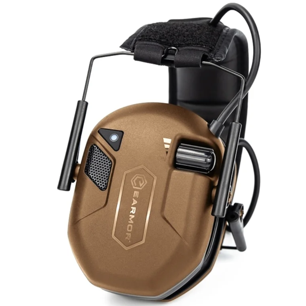 EARMOR M300T Elektronischer Gehörschutz Bluetooth 22dB NRR Coyote Brown
