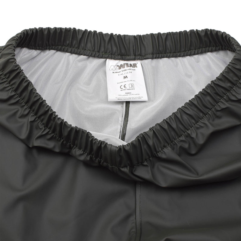 Echte belgische Militär-Regenhose, wasserdichte Outdoor-Hose in Olivgrün, NEU