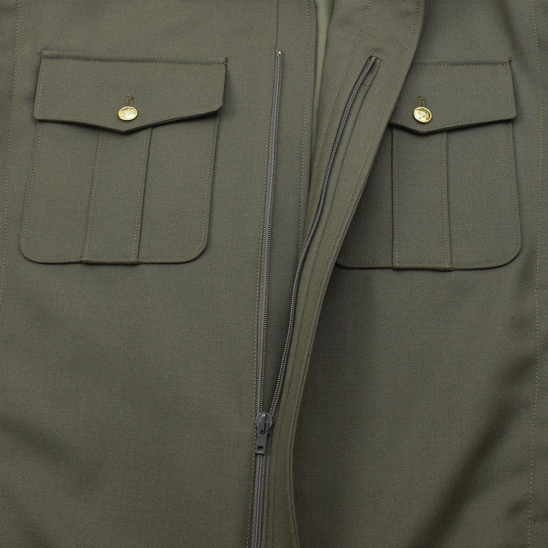 Original tschechische Armee Blouson Feldtruppen lässige militärische olivgrüne Bluse Jacke NEU