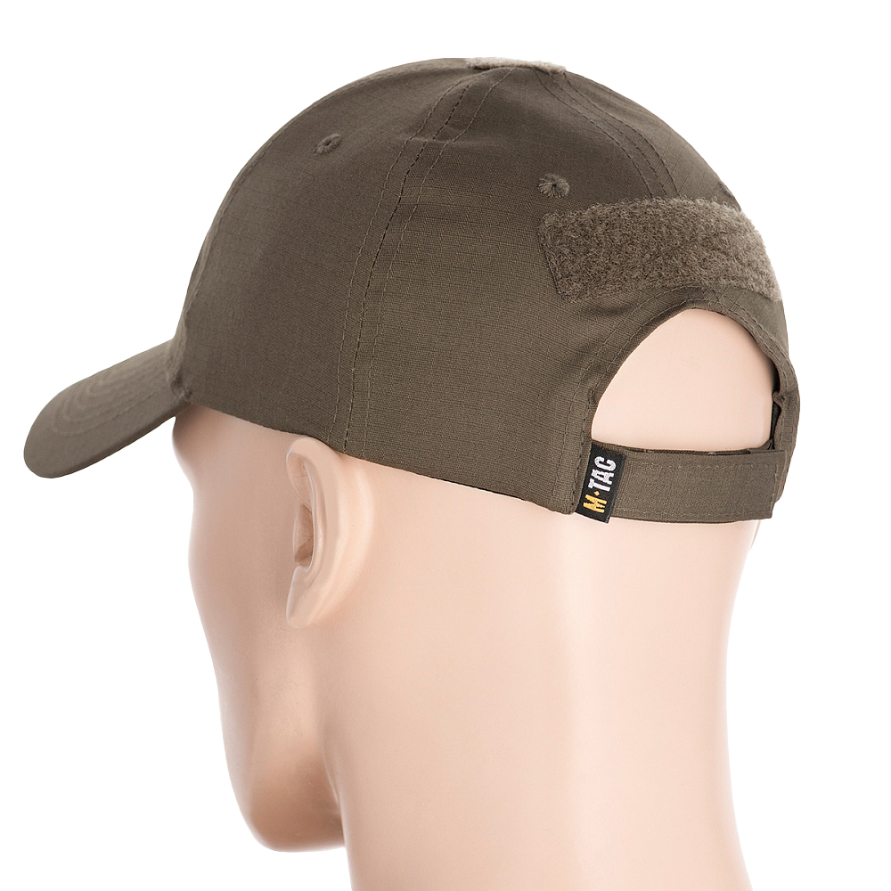M-Tac Taktische Baseballkappe, flexible Passform, Ripstop-Klettverschluss, dunkles Olivgrün, L/XL