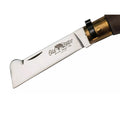 Antonini Old Bear Klappmesser zum Pfropfen, 7,5 cm Griff aus Edelstahl, Walnussholz