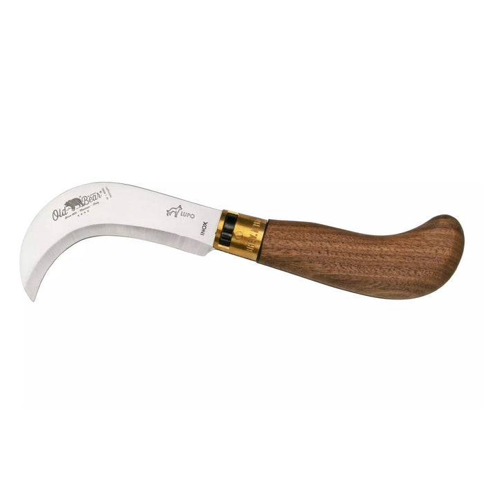 Antonini Old Bear Klappmesser, 9,5 cm Griff aus Edelstahl, Walnussholz – GoMilitar