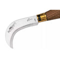 Antonini Old Bear Klappmesser, 9,5 cm, Griff aus Edelstahl, Walnussholz