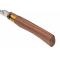 Antonini Old Bear Taschenmesser, 8 cm Carbon-C67-Klinge, Griff aus Walnussholz