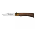 Antonini Old Bear Taschenmesser, 8 cm Edelstahlklinge, Griff aus Walnussholz