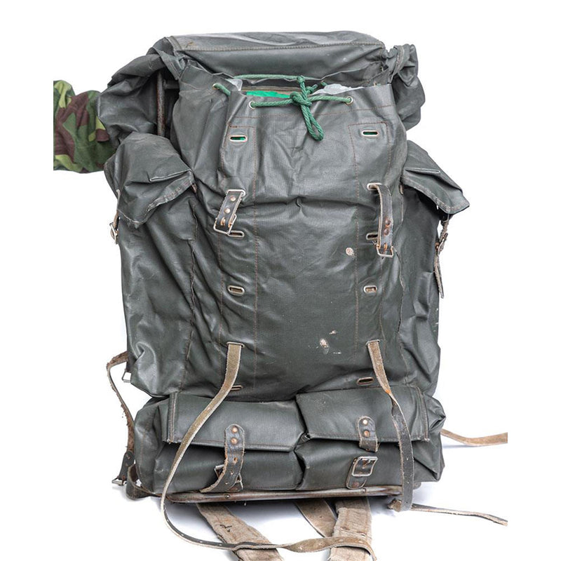 Original finnischer Militärrucksack mit Rahmen, wasserdicht, großer Rucksack, 100 l, Vintage