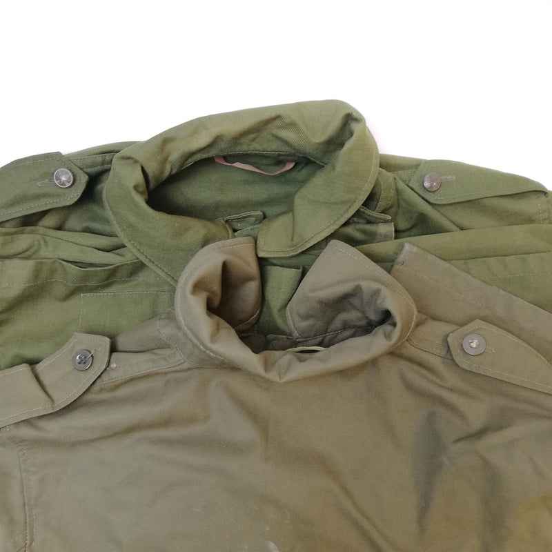 Echte Vintage tschechische Armee Feldjacke M85 Militär Olivgrün Militär CZ