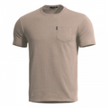 Pentagon Ageron Klassisches T-Shirt, schlankes, flaches Design, taktisches Outdoor-Khaki