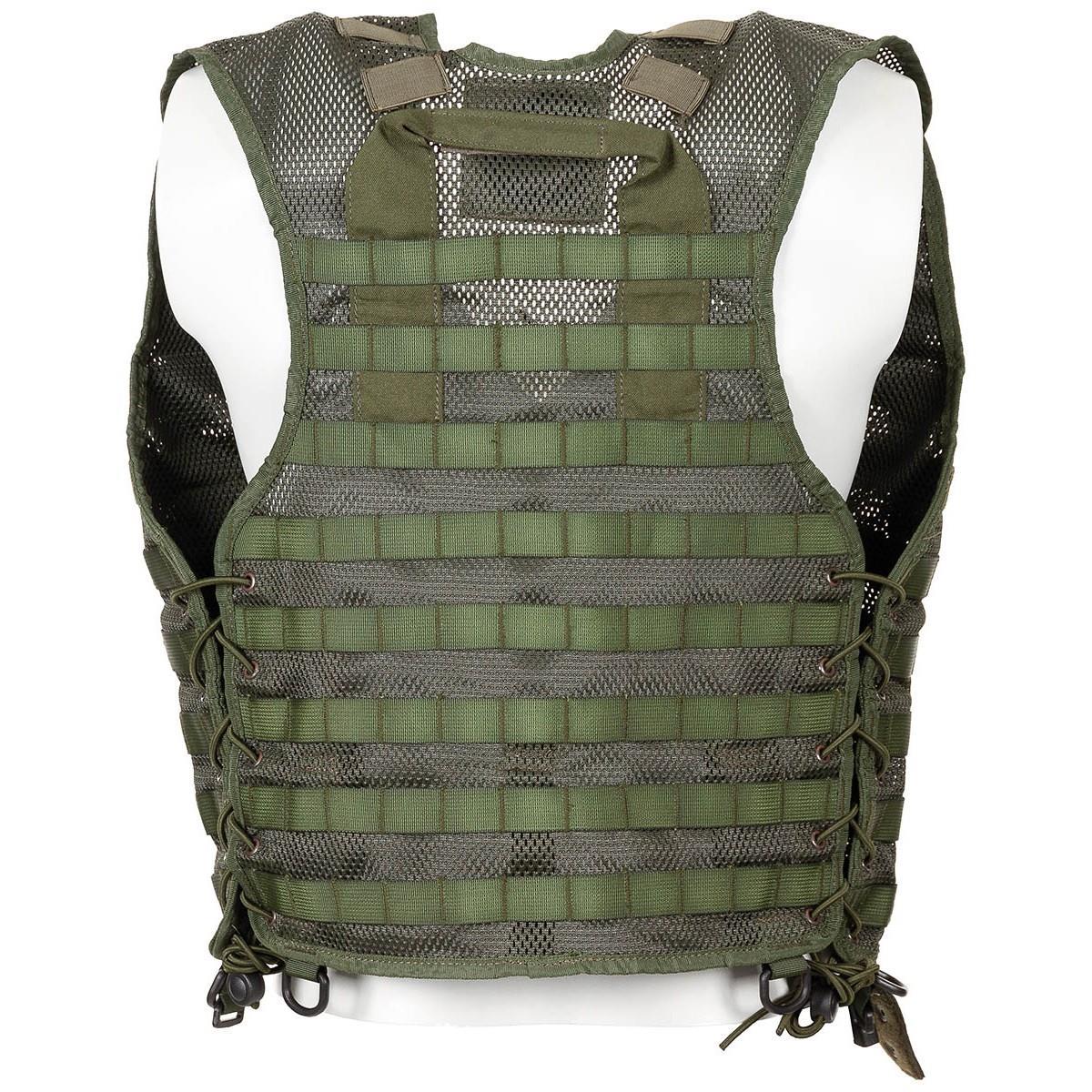 Original niederländische militärische modulare Kampfweste mit 10 Beuteln, inklusive DPM-Camouflage