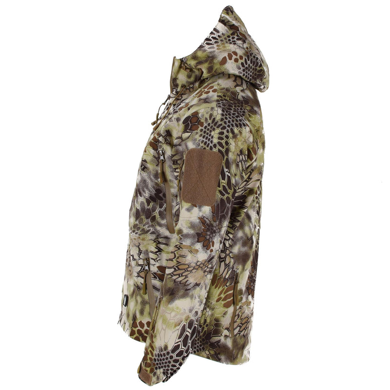 Mil-Tec Brand Jacke Hardshell Wasserdicht Herren Regenbekleidung MANDRA® Camo Herrenbekleidung