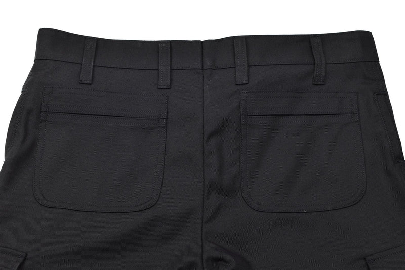 Original Dänemark Militär schwarze Arbeitshose D-Ring Hose stark strapazierfähig Neu