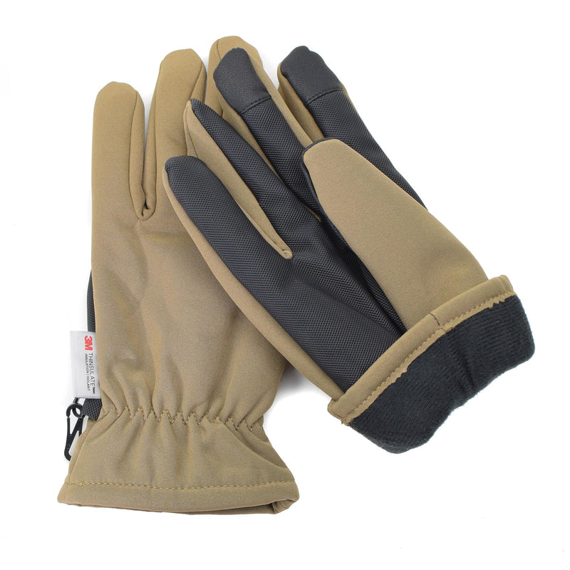 Mil-Tec Handschuhe Softshell THINSULATE™ Futter Coyote Winter Herren taktisch Thermo