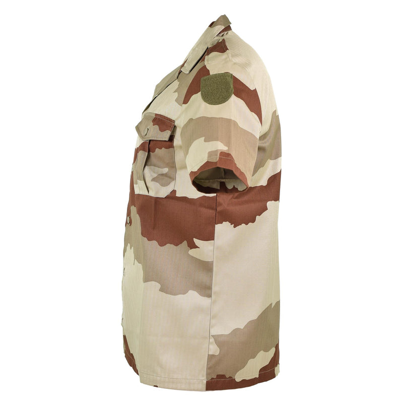 Original französische Armee F2 Hemd Wüstentarn Kurzarm Militär Überschussausgabe NEU
