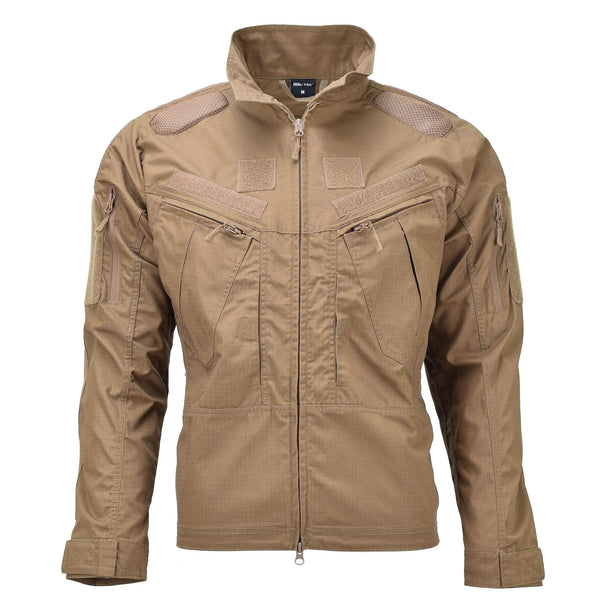 Mil-Tec Brand Militärstil Ripstop Dark Coyote Kampftruppenjacke Chimera