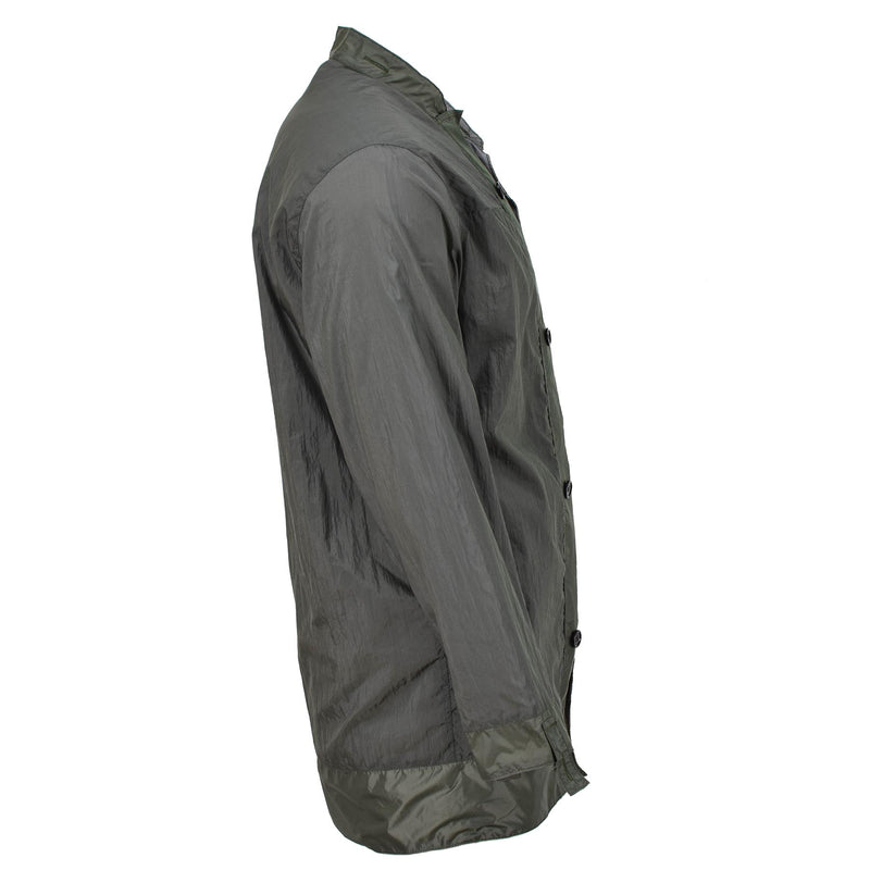 Original niederländische Militär-Innenjacke, wasserdicht, versiegelte Nähte, Kampfjacke, Olivgrün