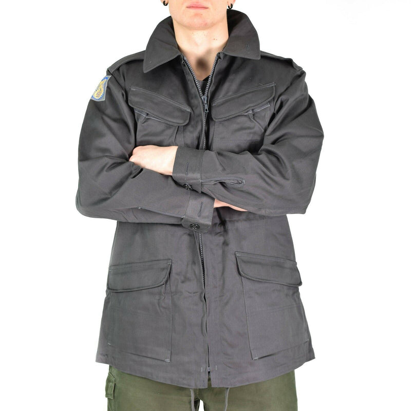 Echte dänische Armee Kampfjacke M71 Dänemark Militär grau Feld Überschuss NEU