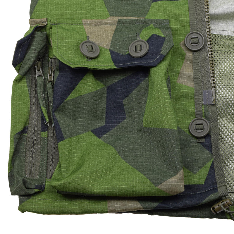 TACGEAR Marke Militärischen stil ripstop kommando smock jacke splinter camo fullzip